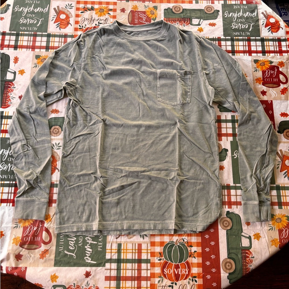 Vineyard Vines - Men's Green Long Sleeve Shirt